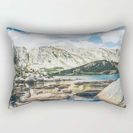 Mountain Lake 4 Rectangular Pillow