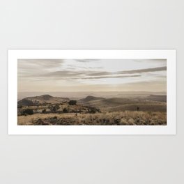 Scenic Landscape Panoramic in Davis Mountains Art Print