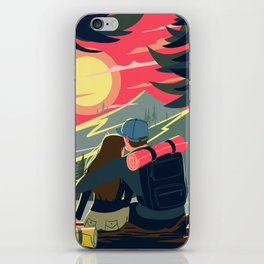 Traveling with loved ones iPhone Skin