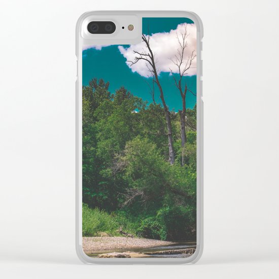 River Days Clear iPhone Case