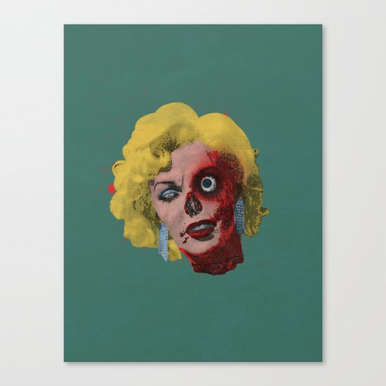 Gentlemen Prefer Zombz Canvas Print