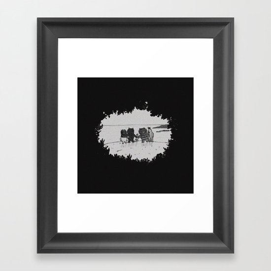 Surrounded By Your Friends Framed Art Print