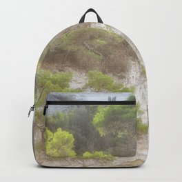 foggy sand dunes  Backpack | Color, Coastal, Ocean, Fog, Sandy, Coast, Dune, Green, Grasses, Mountain 