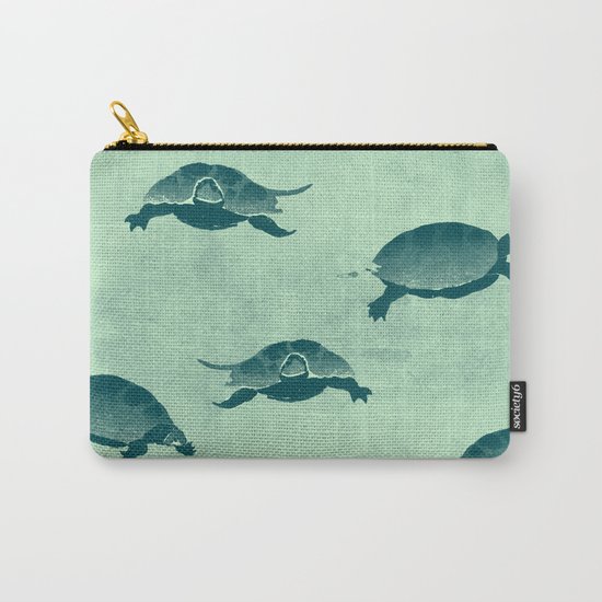 Down with the turtles Carry-All Pouch