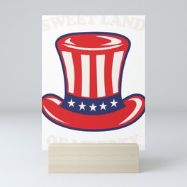 4th of July Independence Day American Mini Art Print