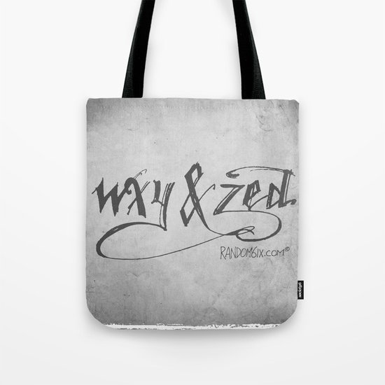 Handwriting: W, X, Y, & Zed Tote Bag