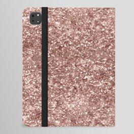 Luxury Rose Gold Glitter Pattern iPad Folio Case