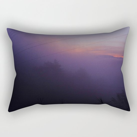 PURPLE FOG Rectangular Pillow