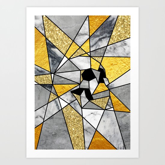 FRAGMENT SKULL Art Print