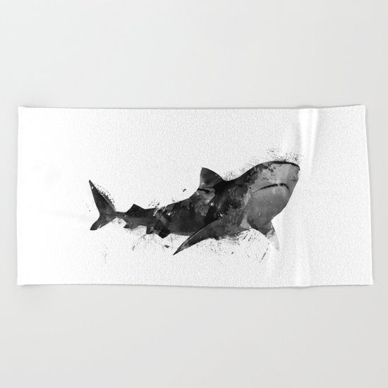 The Shark Beach Towel