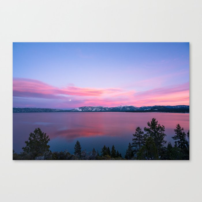 Sunset Over South Lake Canvas Print