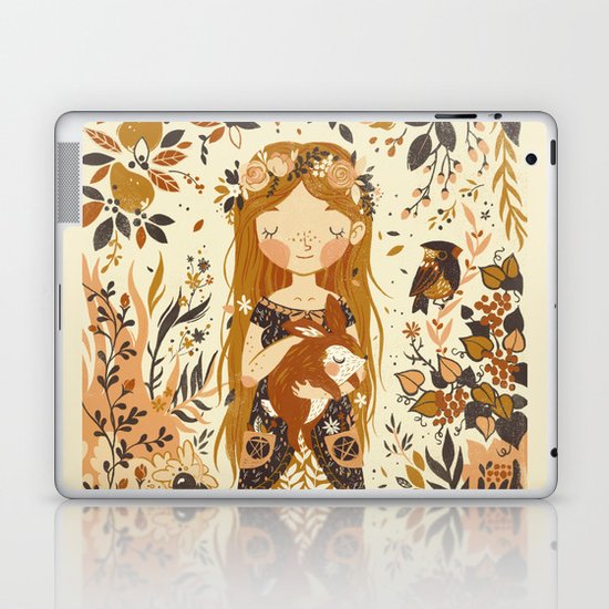 The Queen of Pentacles Laptop & iPad Skin