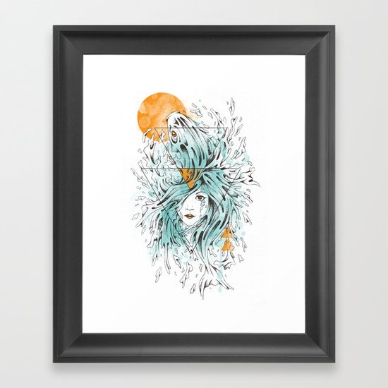 ariel 2.0 Framed Art Print