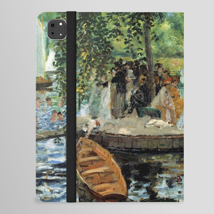 La Grenouillère by Pierre-Auguste Renoir (1869) iPad Folio Case