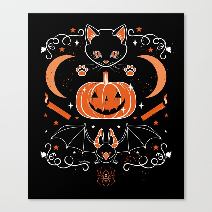 Halloween Spooks Canvas Print