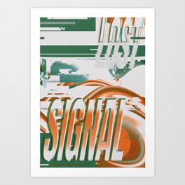 Lost signal Art Print