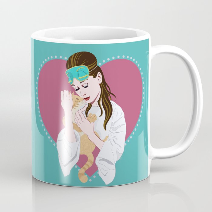 Audrey Hepburn Coffee Mug by anamf 