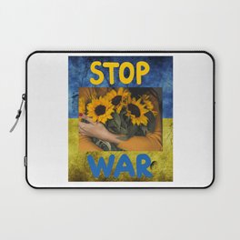 Stop War Sunflowers Hope Laptop Sleeve