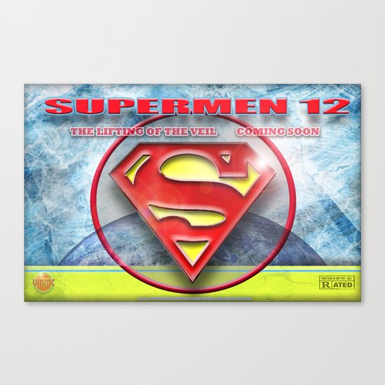 Supermen 12 The Lifting of the veil Canvas Print