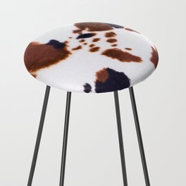 Cowboy Cow Hair Spots (xii 2021) Counter Stool