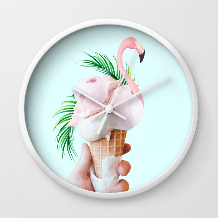 Tropical Ice Cream #society6 #decor #buyart Wall Clock