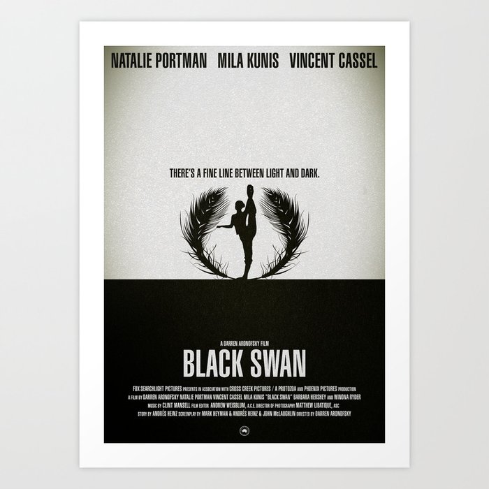 BLACK SWAN Art Print