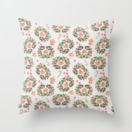Chirstmas Cookies Throw Pillow