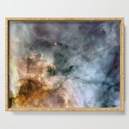 Abstract Space, Galaxy, Stars Serving Tray