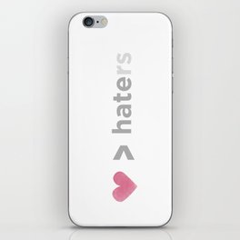 Love & Hate iPhone Skin