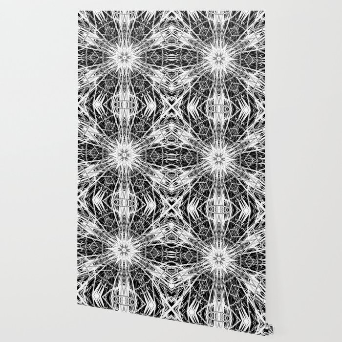 Dark Abstract Art Marble Mandala Kaleidoscope Surreal Modern