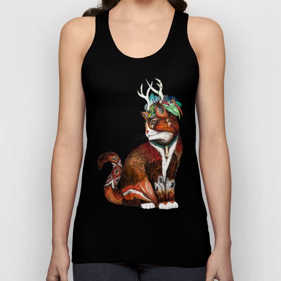 Wizard Cat Unisex Tank Top
