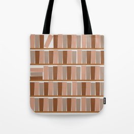 bookshelf (brown tone family) Tote Bag