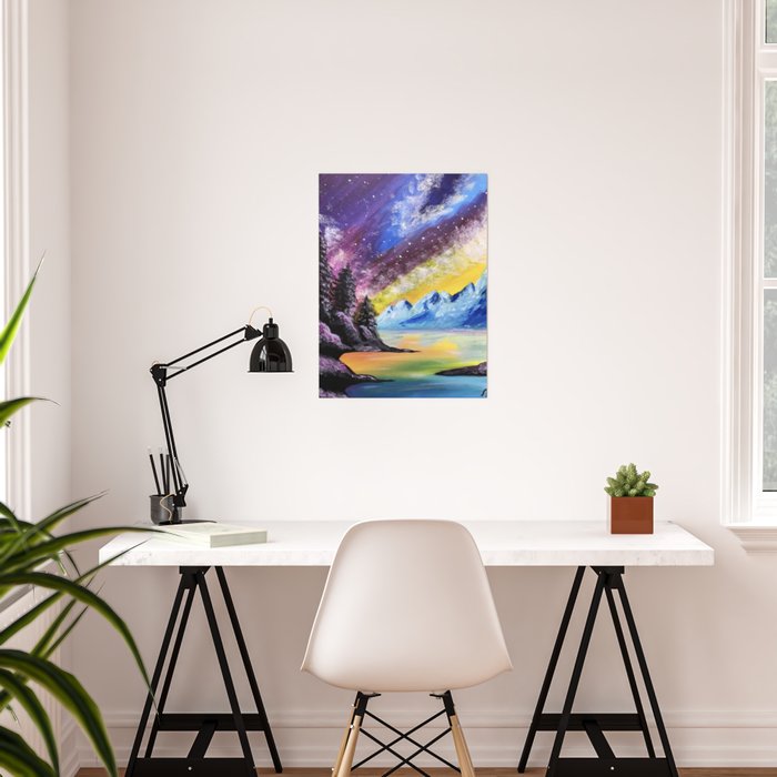 Interstellar Landscape Poster By Noellesartloft Society6