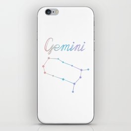 Gemini iPhone Skin