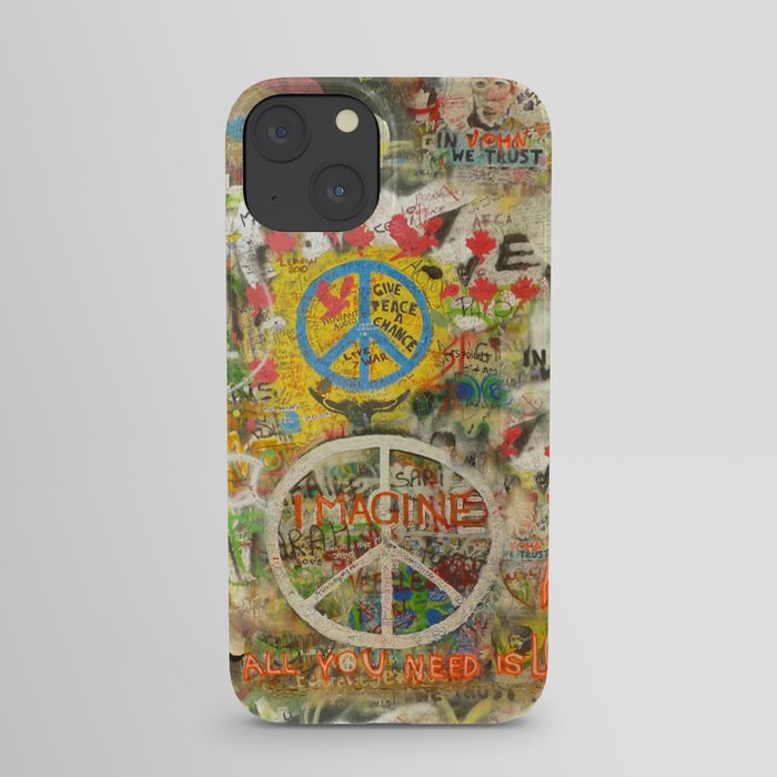 Peace Sign - Love - Graffiti iPhone Case