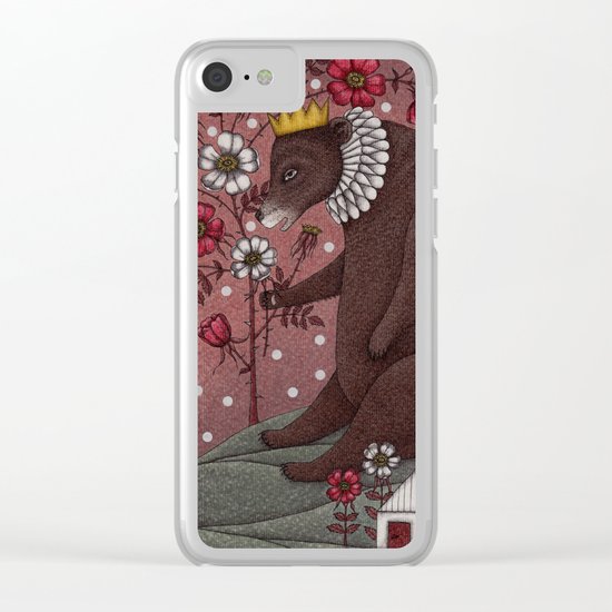 Snow-White and Rose-Red (2) Clear iPhone Case