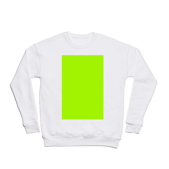 Trendy modern lime green neon color Crewneck Sweatshirt by Pink