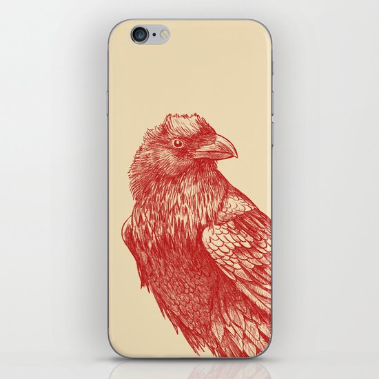 Red Raven iPhone & iPod Skin