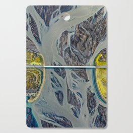 Iceland from the sky Cutting Board