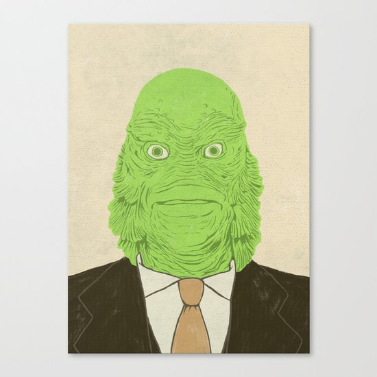 Young Professional from the Black Lagoon Canvas Print