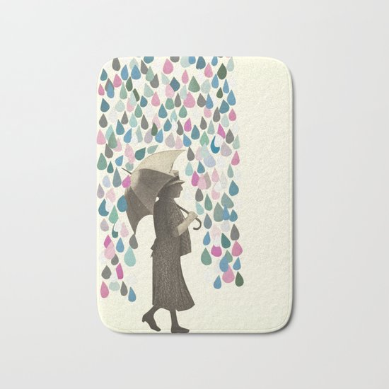 Rain Dance Bath Mat