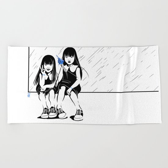 Anomalia Twins Beach Towel
