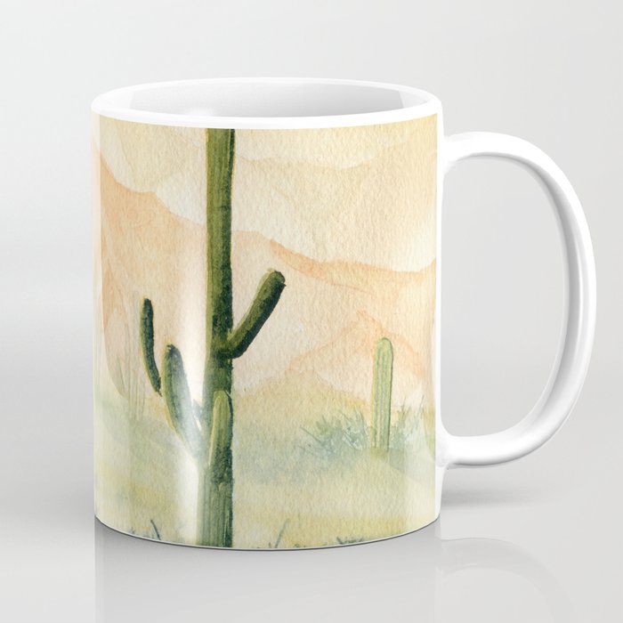 Desert Sunset Landscape Coffee Mug