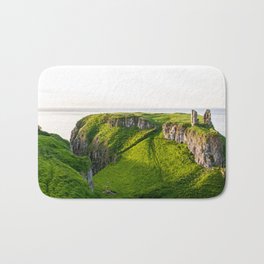 Great Britain Photography - Beautiful Green Landscape By The Sea Bath Mat