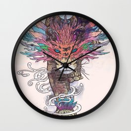 Journeying Spirit (Mountain Lion) Wall Clock