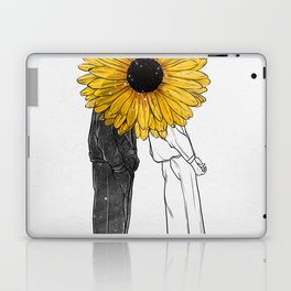 Sunflower love. Laptop Skin
