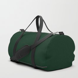 Forest Green Print Duffle Bag