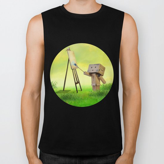 Danbo the artist Biker Tank