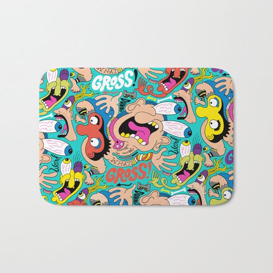 Weird Pattern Bath Mat