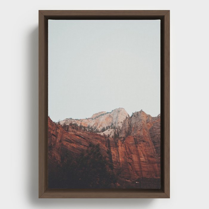 Canyon Light Framed Canvas